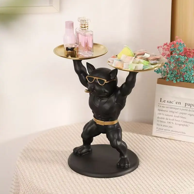 Karate-Bulldog-Storage-Box-Resin-Animal-Organizer-Statue-Kung-Fu-Dog-Figurine-Unique-Gift-for-Pet-2