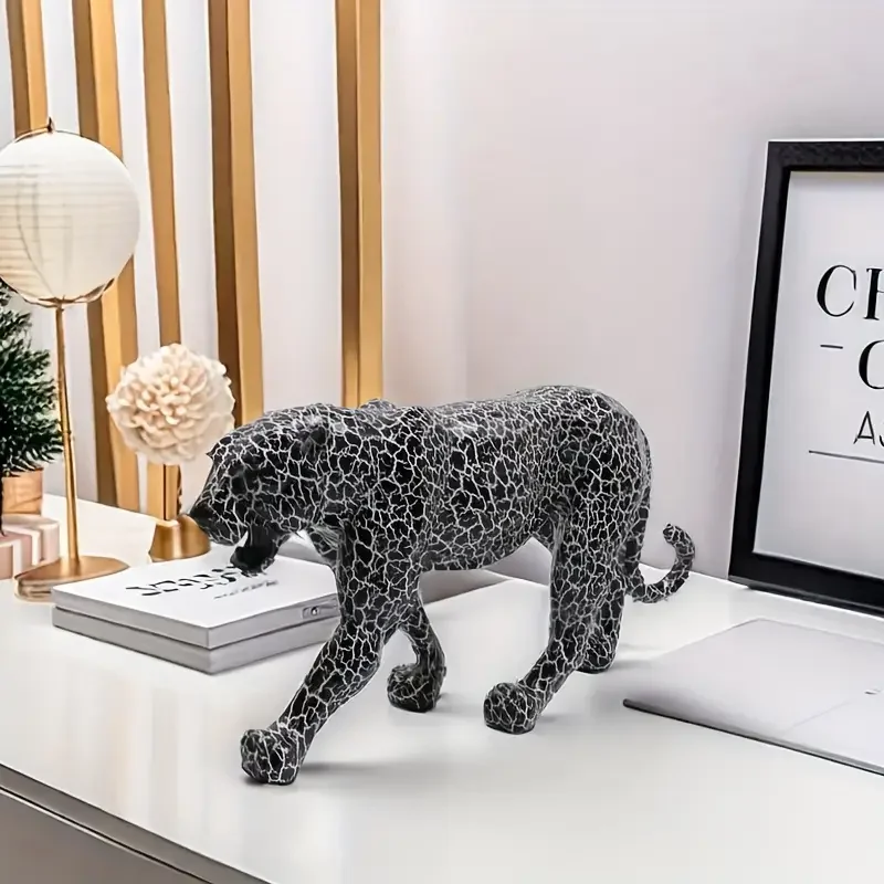 Leopard-Statue-Resin-Pantther-Sculpture-Collectible-Cheetah-Figurine-Modern-Home-Office-Decor-for-Living-Room-Tabletop-2