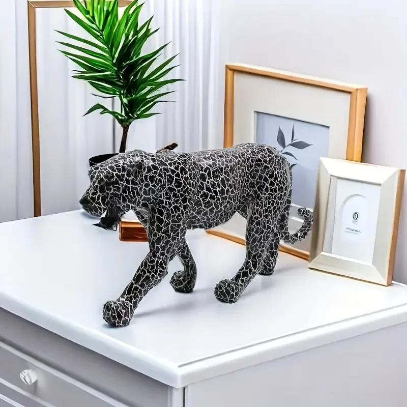 Leopard-Statue-Resin-Pantther-Sculpture-Collectible-Cheetah-Figurine-Modern-Home-Office-Decor-for-Living-Room-Tabletop-3