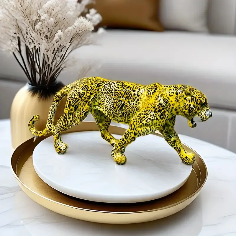 Leopard-Statue-Resin-Pantther-Sculpture-Collectible-Cheetah-Figurine-Modern-Home-Office-Decor-for-Living-Room-Tabletop-4